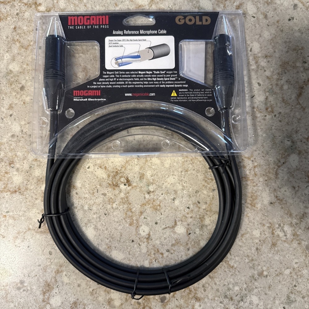 Mogami Gold Studio Microphone Cable - 10ft.